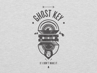 Ghost Key eyeball ghost ghost key illustration illustrator key merch razor
