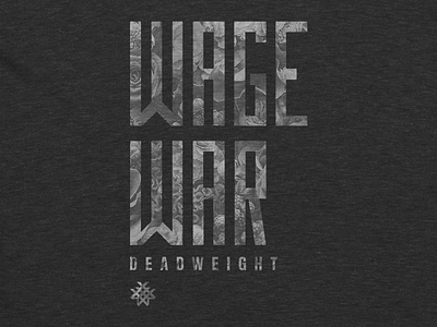 Wage War apparel deadweight design merch photoshop shirt simple tshirt wage wage war war