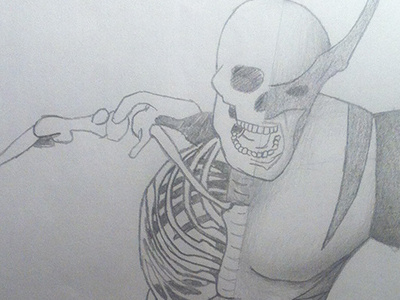 Wolverine print illustration wolverine xmen skeleton teeth badteeth