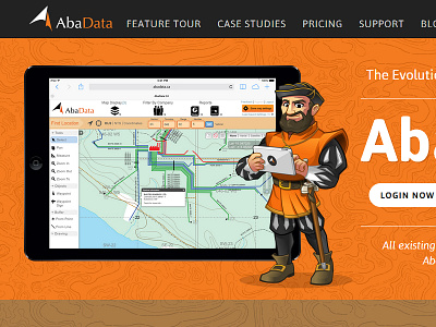 Abadata.ca Homepage - WIP abadata css3 homepage html5 map