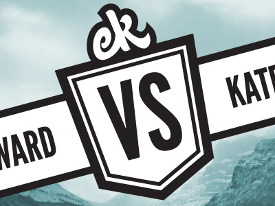 Edward VS Katelyn - One blog challenge ek logo vs