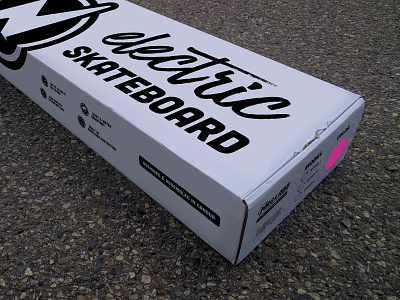 NRG Labs Electric Skateboad Box Mockup WIP box longboard mockup package packaging sk8 skateboard