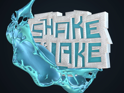Shake The Lake Logo Reveal WIP 3d after effects element 3d logo motion graphics reveal