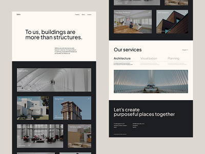 SAKA - Architecture Studio architecture clean design design figma interior landing page minimal simple studio typography web design white space