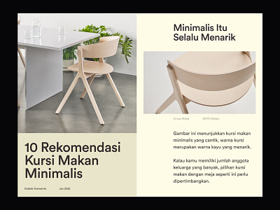 Minimalist Chair architecture clean clean design design grid layout minimal typography white space