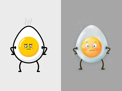 Yolko eggs illustration yolko