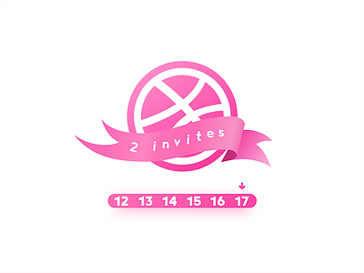 Two dribbble invites