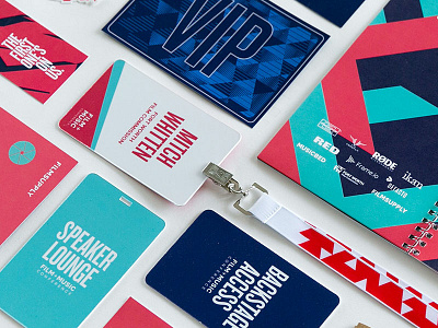 Film + Music Conference 2017 SWAG branding conference design layout typography