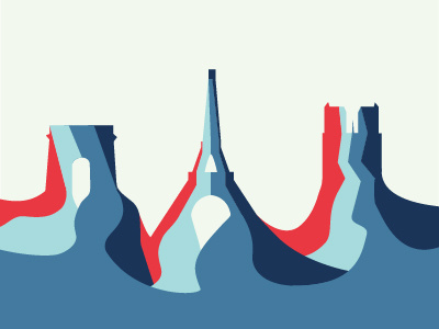 Paris Landmark Illustration