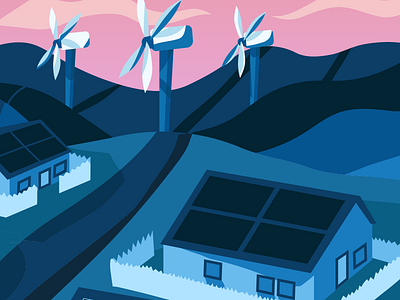 Illustration in progress - Clean Energy