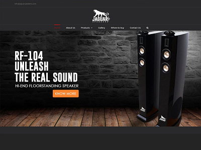 Web Banner for Jaguar Speakers