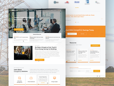 Energy Management Homepage featured minneapolis uidesign ux uxdesign whitespace