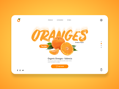 Oranges 2020 canada creative creativity design fruit illustrator logo montreal new orange organic photoshop poster poster art ui ui design ux web website design