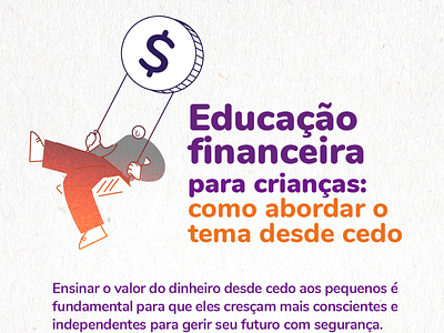 Financial education design illustration
