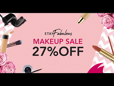 make up sale... banner facebook post makeup sale