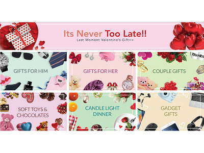 valentine's day promotional banner