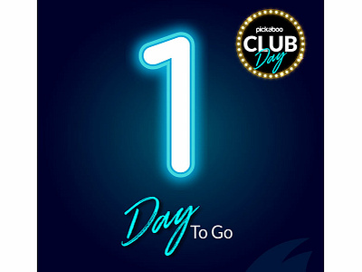 club day count down page background banner count countdown countdown page for a campaign design digital marketing discount graphic design illustration neon pickaboo sale vector