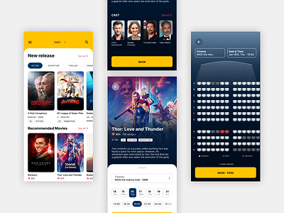 Movie Tickets Booking Mobile App