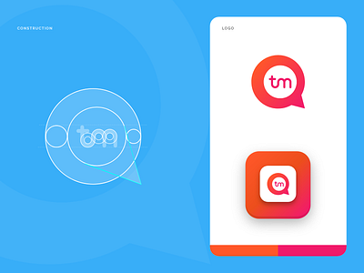 Txt Me - App Icon app app icon branding golden ratio icon typography