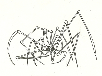 Spider illustration robotics spider