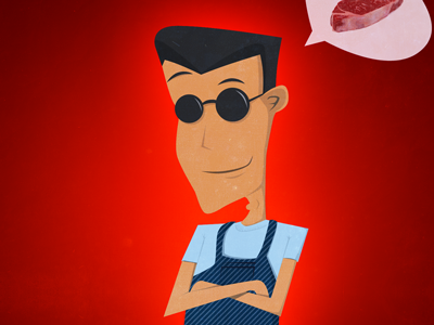 American Cook cook cooq illustration photoshop