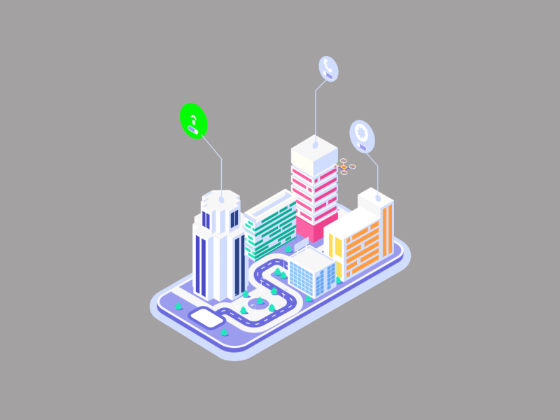 SmartCity1 ae aftereffects animated gif animation building animation city animation drone animation isometric isometric animation phone animation road animation smartcity smartcity concept smartphone tree animation wifi animation