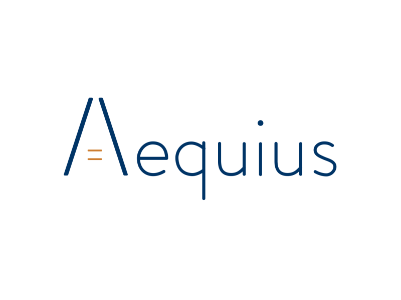 Aequius Logo Aniamtion animated gif animated logo animation bouncing ball clean design flat icon identity illustration illustrator lettering line animation linkedin logo logo animation minimal typography vector web logo