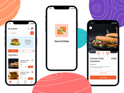 Sandwichwala Food Menu App