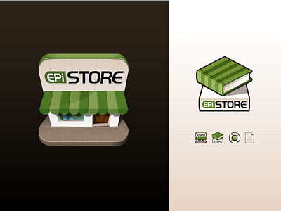 EPiStore icons app ecommerce icons perspective texture