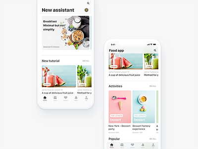 Food Application application catering food ios11 iphone x layout services ui ux