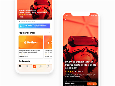 Online education platform and classroom design education experience interface ios11 offline online ui user ux