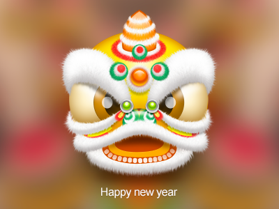 Happy Chinese new year icon