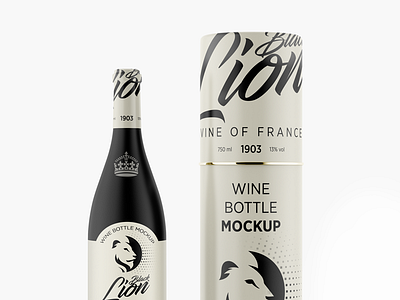 Download Wine Bottle Mockup By Israfil On Dribbble