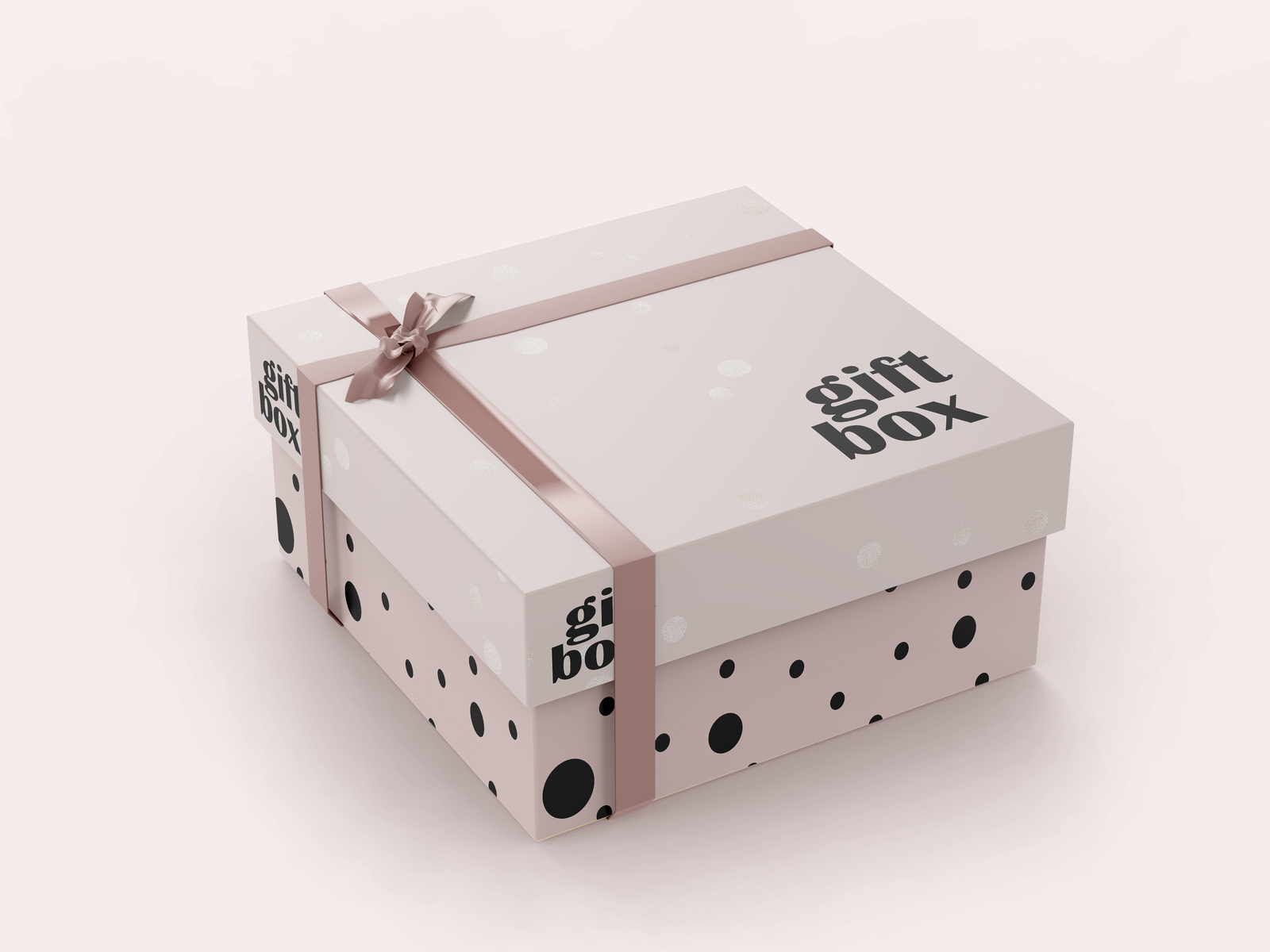 Download Large Carton Gift Box Mockup by İsrafil on Dribbble