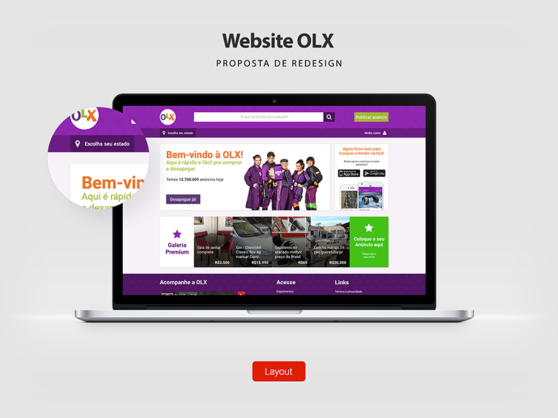 OLX landing page