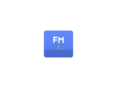 Fm icon ui