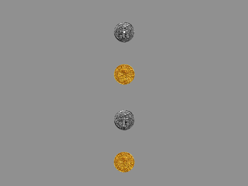 Coins coins falling flash animation flipping