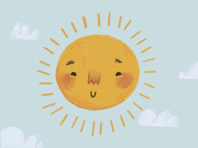 Hello sunshine art drawing illustration sun
