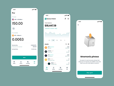 Cryptocurrency Wallet App