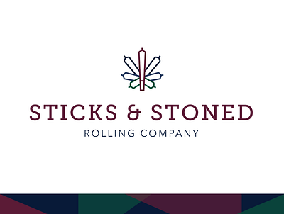 Stickes & Stoned Logo cannabis logo marijuana pre rolls