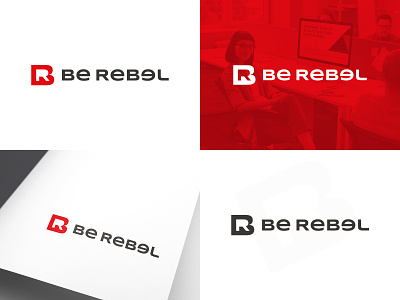 Be Rebel | Logo design concept branding logo web