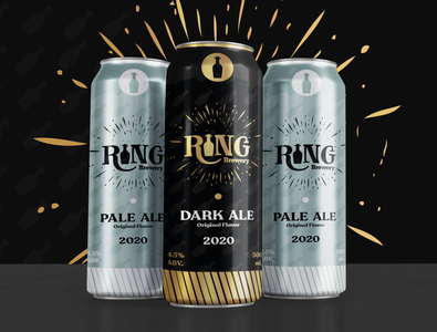 Ring Brewery | Can design beer beer can branding can packaging print