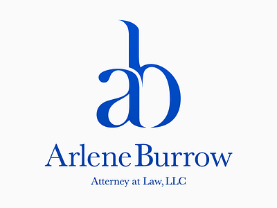 Arlene Burrow Law ab attorney branding design lawyer logo