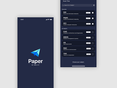 Paper adobe design madewithadobexd splashscreen ui xd