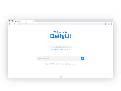 Daily UI 001 - Sign Up Page daily ui dailyui dailyui 001 design ui