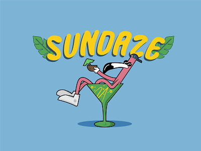 Sundaze illustration vector