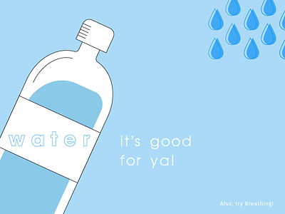 Water branding design typography vector
