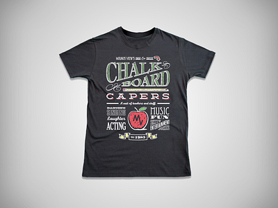 Chalkboard Capers T-Shirt chalkboard shirt