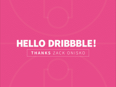Hello Dribbble! debut hello shot thomsondesigns