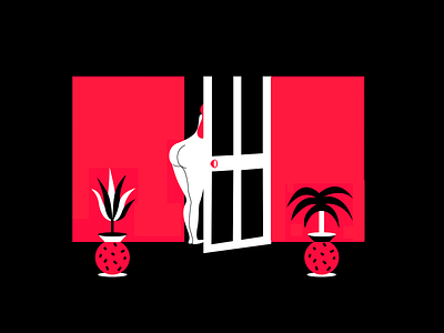 red door illustration